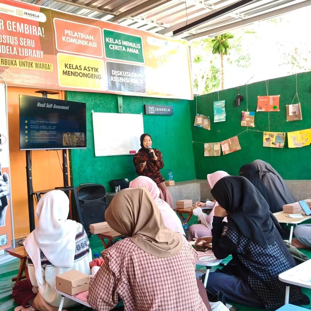 Gali Potensi Bicara, Jendela Library Gelar Kelas Public Speaking